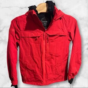 Adv3nture Pleepleus Waterproof Travel Jacket, With Hoodie. 2 In 1 Size Medium